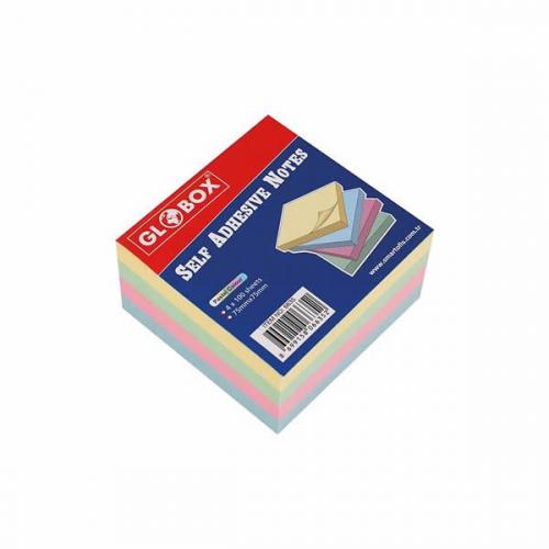 Globox 75 x 75 400 Yaprak Neon Renk Yapışkanlı Not Kağıdı 869915806635