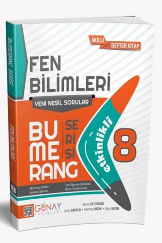 8. Sınıf Fen Bilimleri Etkinlikli Bumerang Serisi Günay Yayınları 9786257150385