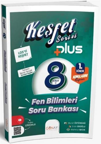 8. Sınıf Keşfet Plus Serisi Fen Bilimleri 1. Dönem Soru Bankası Günay 