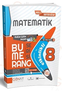 8. Sınıf Bumerang Matematik Etkinlikli Kitap Günay Yayınları 978625715
