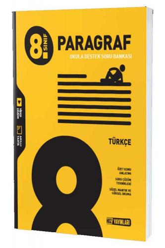 8. Sınıf Türkçe Paragraf Soru Bankası Hız Yayınları