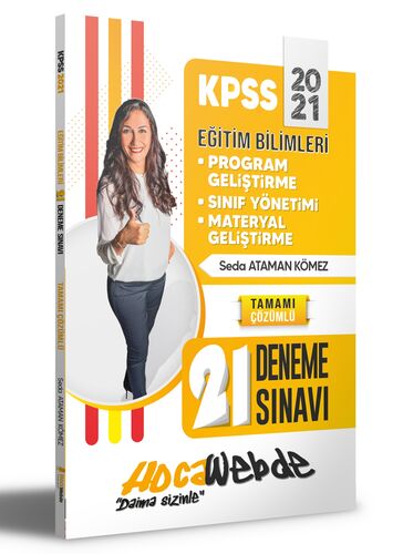 Hocawebde 2021 KPSS Eğitim Bilimleri Program Geliştirme -Sınıf Yönetim