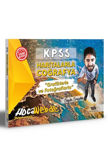 HocaWebde Yayınları 2021 KPSS Haritalarla Coğrafya
