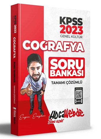 2023 KPSS Coğrafya Tamamı Çözümlü Soru Bankası HocaWebde Yayınları 978