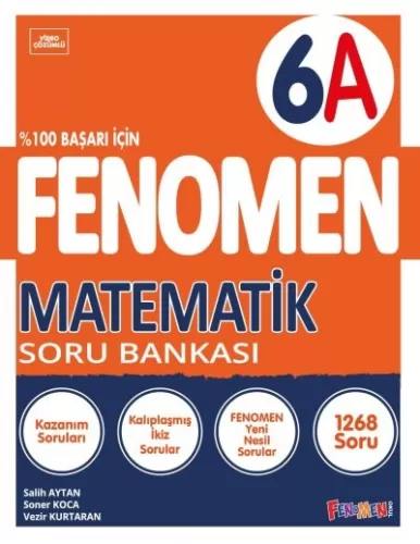 Fenomen 6 Matematik A Soru Bankası Fenomen kitap 9786256972032