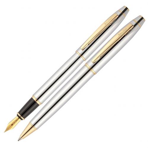 Scrikss 35 Hediyelik Gold Krom Lüks Kutuda Dolma Kalem & Tükenmez Takı