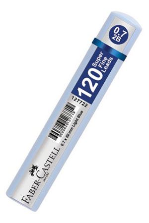Faber Castell Grip Min 0.7 mm 120'li Açık Mavi Tüp