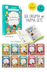 1.Sınıf İlk Okuma Ve Yazma Seti 10 Kitap-(Anetil)