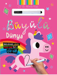 Çiz–Sil Aktivite Kitabı - Büyülü Dünya