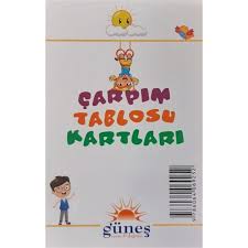 Çarpim Tablosu Kartlari 10 Lu