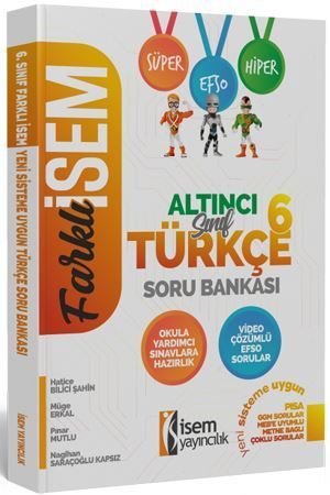 6. Sınıf Türkçe Soru Bankası Farklı İsem 9786052862209