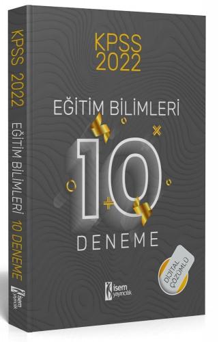 İsem Yayınları 2022 KPSS Eğitim Bilimleri 10 Deneme