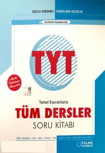 Palme TYT Temel Kavramlarla Tüm Dersler Soru Kitabı