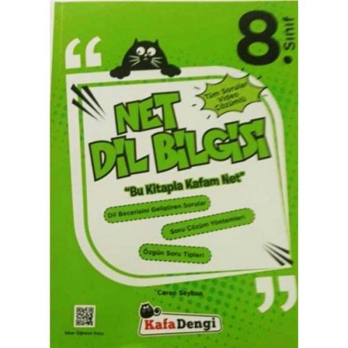 8. Sınıf Net Dil Bilgisi Soru Bankası Kafadengi Yayınları 978625707907