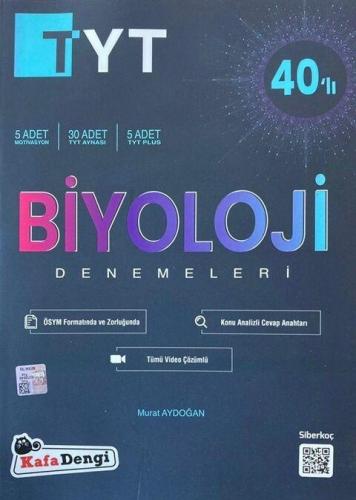 TYT Biyoloji 40 lı Branş Denemesi Kafa Dengi Yayınları 9786257079488