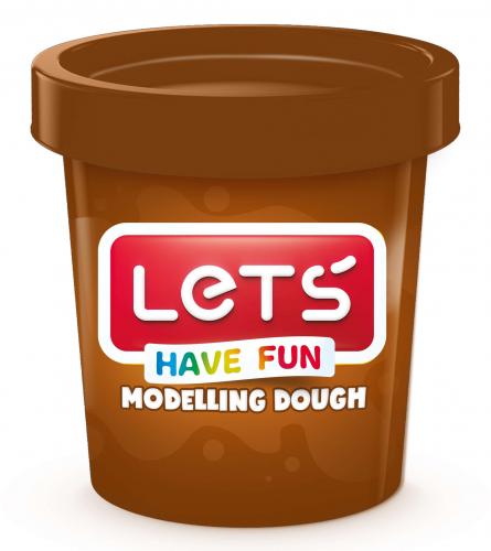 Lets Tek Renk Oyun Hamuru Kahverengi (150 gr.)