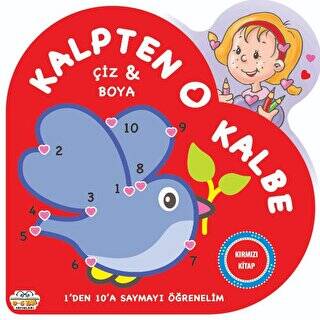 Kırmızı Kitap - Kalpten Kalbe - Çiz-Boya