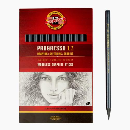 Koh-i-noor Ahşapsız 4B Grafit Kalemi