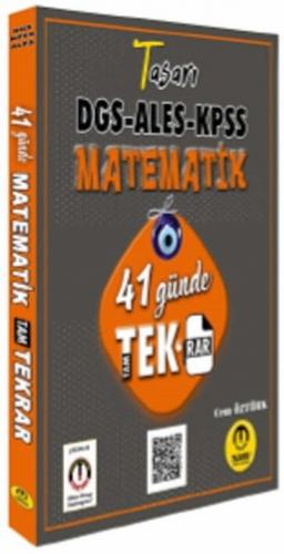 Tasarı DGS ALES KPSS Matematik 41 Günde Tekrar Tasarı Yayınları