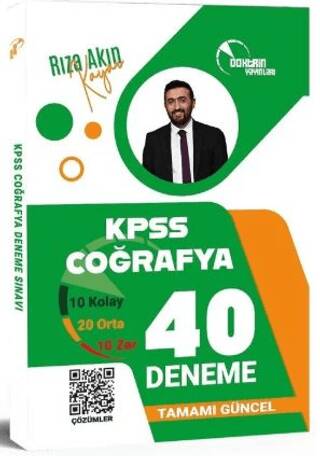 2026 KPSS Coğrafya 40 Deneme