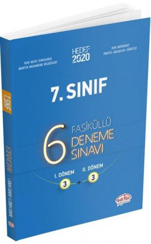 Editör Yayınları 7. Sınıf 6 Fasiküllü Deneme Sınavı