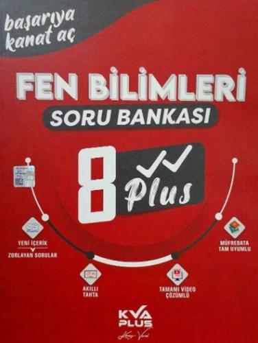 8. Sınıf LGS Fen Bilimleri Plus Serisi Soru Bankas KVA Yayınları 97862