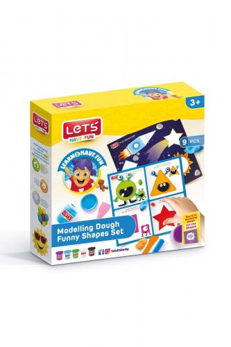 Eğlenceli Şekiller Matı Oyun Hamuru L9010 Lets