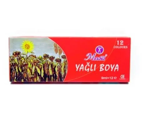 Masis Yağlı Boya Yağlı Boya 9 Ml 12 Renk 8693889113941