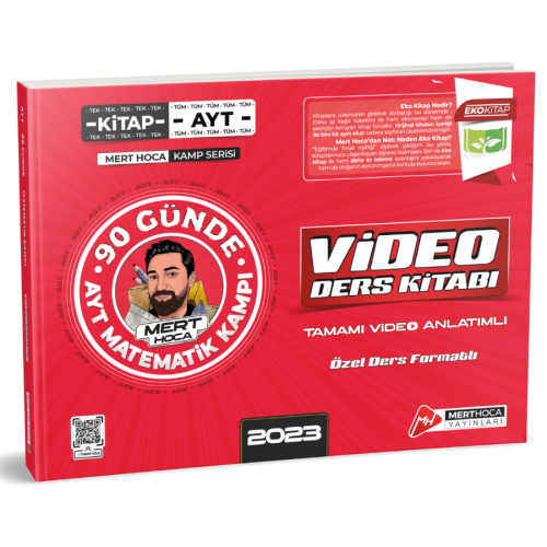 2023 90 Günde AYT Matematik Kampı Video Ders Kitabı EKO Mert Hoca Yayı