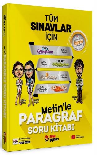 Metin Yayınları Tüm Sınavlar İçin Paragraf Soru Kitabı