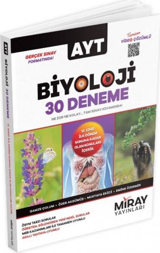 2023 AYT Biyoloji 30 Deneme Miray Yayınları 9786256412064