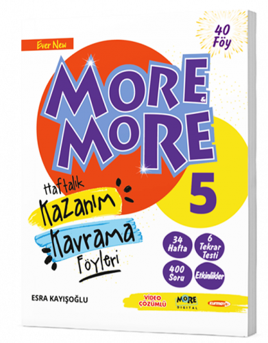 5. Sınıf More ve More Haftalık Kazanım Kavrama Föyleri Kurmay ELT 9786