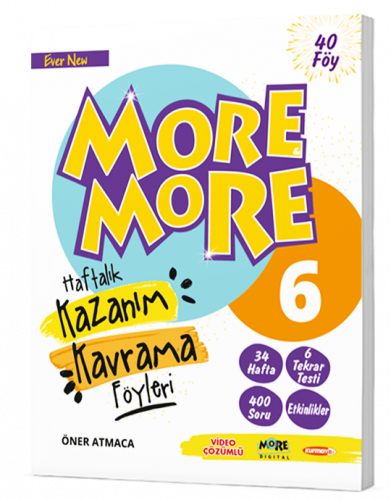 6. Sınıf More More English Haftalık Kazanım Kavrama Föyleri (40 FÖY) 9