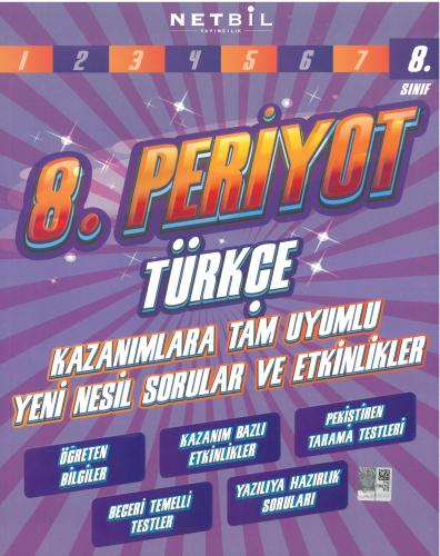 8. Sınıf Türkçe 8. Periyot Netbil Yayıncılık