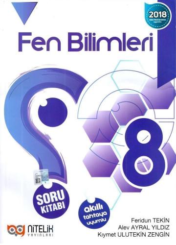 8. Sınıf Fen Bilimleri Soru Kitabı Nitelik Yayınları 9786052720080