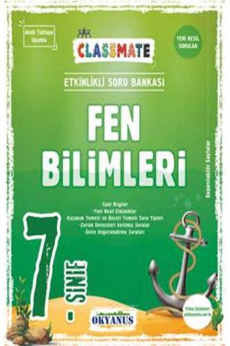 7. Sınıf Classmate Fen Bilimleri Soru Bankası Işık Özkan Okyanus Yayınları 9786257434508