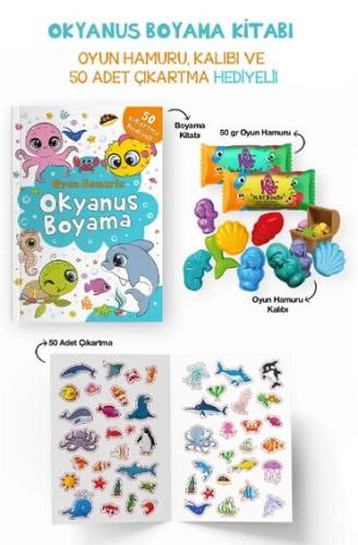 OKYANUS BOYAMA KİTABI OYUN HAMURU OYUNCAK VE ÇIKAR