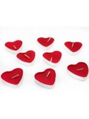 Elif Tealıght Kalpli Mum 8"li K-4344 8682118144344