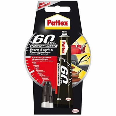 Pattex 60 Saniye Universal Yapıştırıcı 20g Japon yapıştırıcısı Hızlı