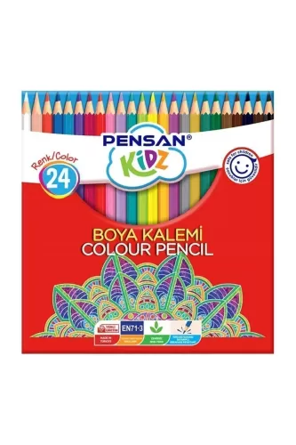 Pensan Kidz 24'lü Kuru Boya Kalem Seti / 56324