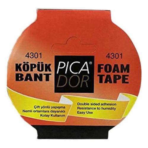 Picador 4301 5mtX25mm Çift Taraflı Köpük Bant 8697408314079