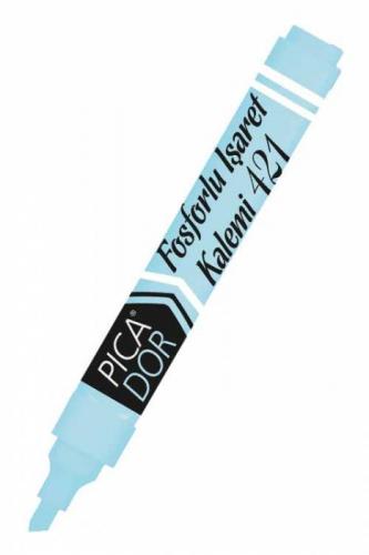 Picador 421 Doldurulabilir Fosforlu İşaretleme Kalemi Pastel Mavi KX08