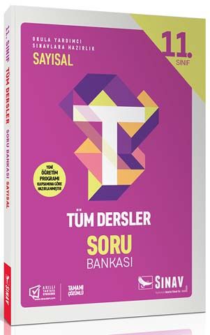 Sınav Yayınları 11. Sınıf Tüm Dersler Sayısal Soru Bankası