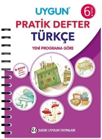 Sadık Uygun 6. Sınıf Türkçe Pratik Defter Sadık Uygun Yayınları
