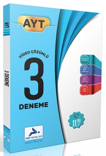 Paraf Yayınları AYT Video Çözümlü 3 Fasikül Deneme
