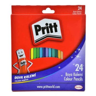 Pritt-Kuruboya Kalemi 24 Renk Karton Kutu