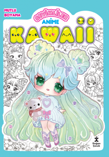 KAWAİİ ANİME MUTLU BOYAMA 2 YEŞİL