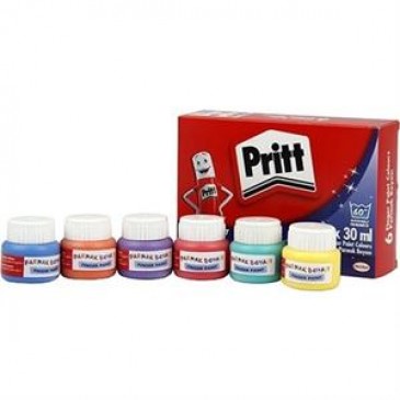 Pritt-Parmak Boyası 6 Renk 30Ml 8691451003102