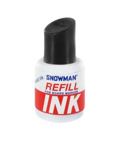 Snowman Tahta Kalem Mürekkebi 30 CC Siyah BN-1A S