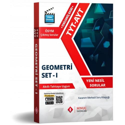 TYT AYT Geometri Modül Set I- 1. ve 2.Oturum Sonuç Yayınları 978625720